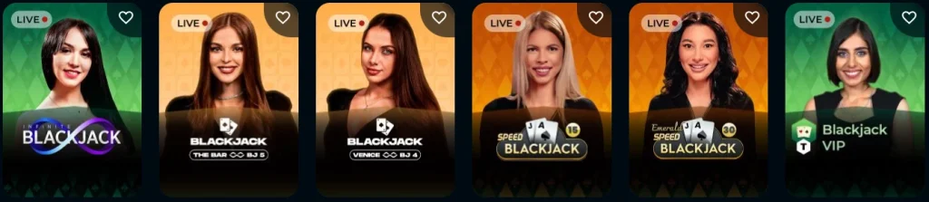 Rocket Play Live Blackjack