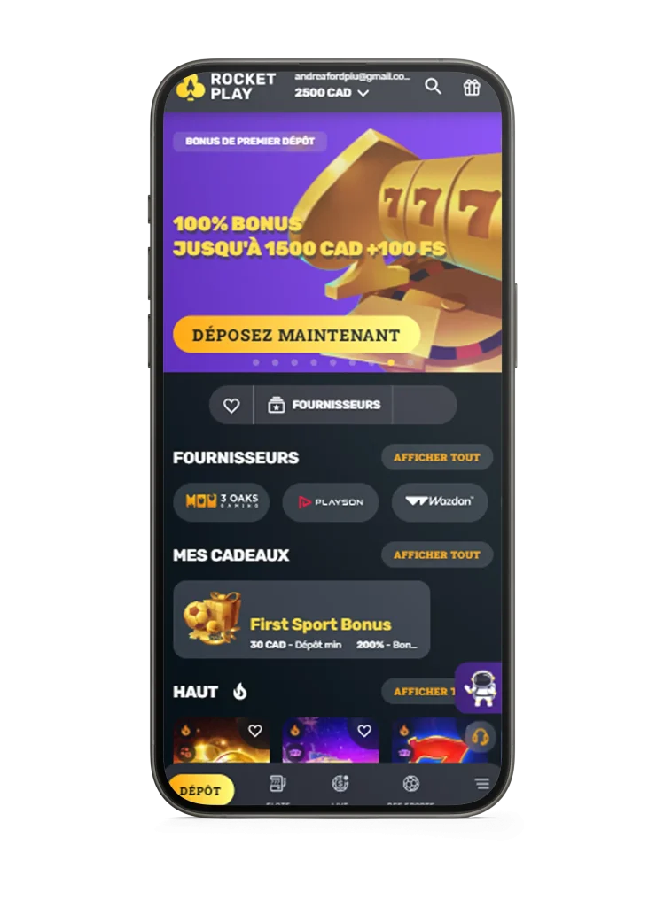 Rocket play casino mobile