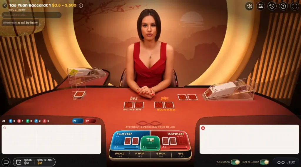 rocketplay live baccarat